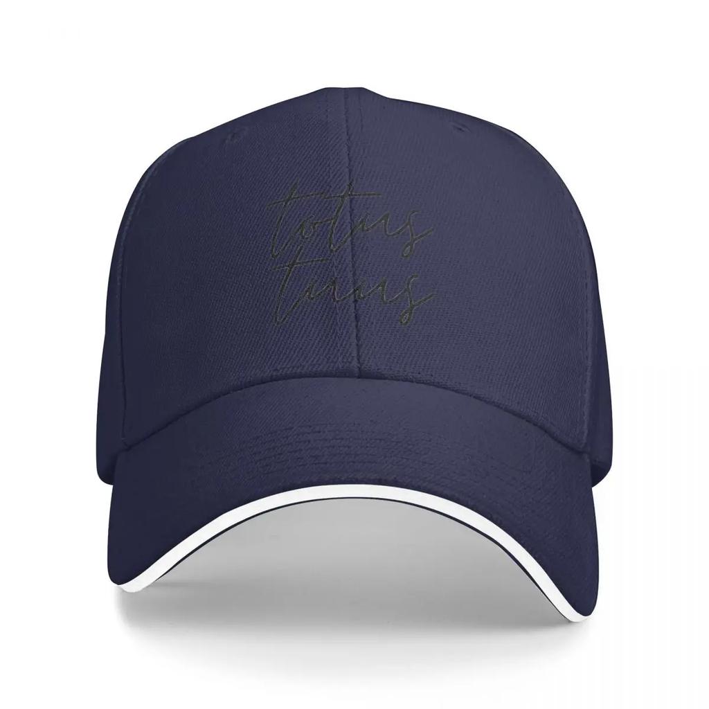 Totus Tuus Black Thin Cursive Baseball Cap birthday New Hat Caps For Unisex Womens