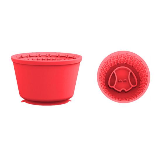 Dog Slow Feeder Lick Bowl Silicone Dog Licking Mat Treat Dispenser Anti-Choking