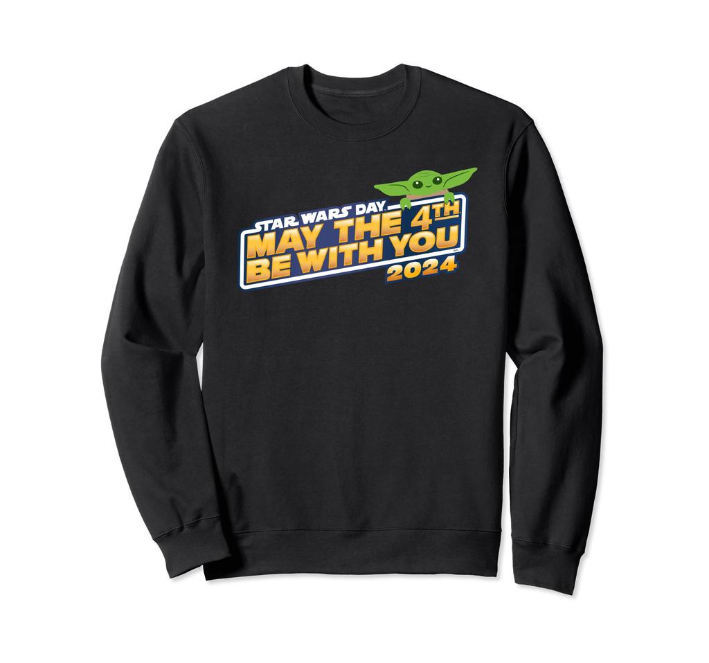 Star Wars Grogu Star Wars Day May the 4th Be With You 2024 Sweatshirt