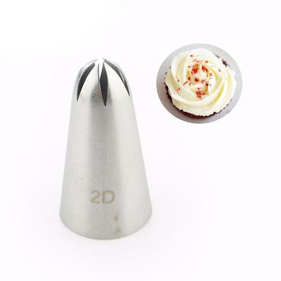 Cake Decorating Stainless Steel Flower Nozzle Baking Mold Icing Piping Nozzles Ice Cream Tool