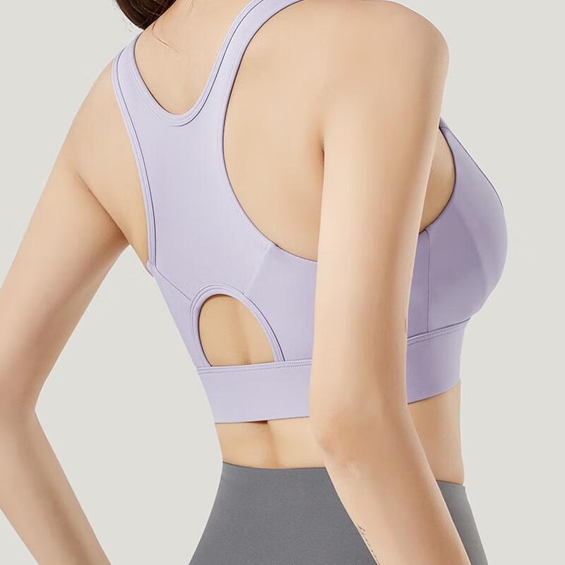 Miling Women's Zipper Sports Bra Yoga Vest