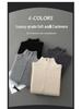 Men's Double-Ply Pure Wool High Neck Zipper Cardigan - Thickened Loose Casual Knit Sweater for Autumn and Winter.