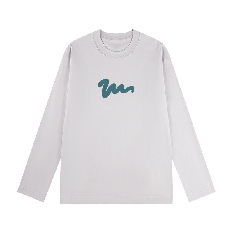 

Women s Retro Printed Long Sleeve T-shirt - 2025 Autumn/Winter Collection, Round Neck, Trendy Casual Loose Fit M (100-115 lbs)