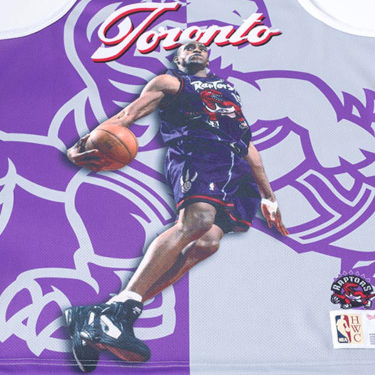 Mitchell Ness Nba Toronto Raptors Vince Carter tank top TMTK3207-TRAYYVCAPRGY
