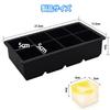 Silicone Ice Tray for Large Ice, Long-Lasting Ice, 5cm, Square Ice, Round Ice, Clear Ice Maker, Container with Lid, Rock Ice, Small Ice Maker, Soft Ic