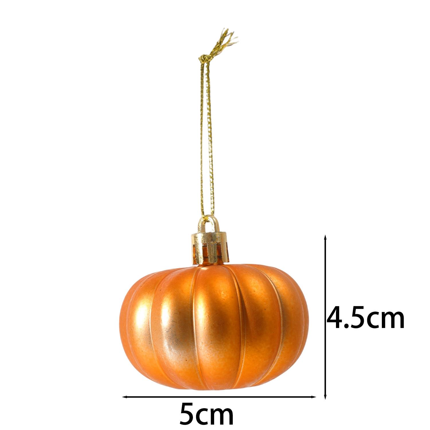 

Хэллоуин День благодарения Матовые тыквы Подвесные украшения Пластиковый праздничный домашний декор Принадлежности для вечеринки Легко повесить Осенние украшения