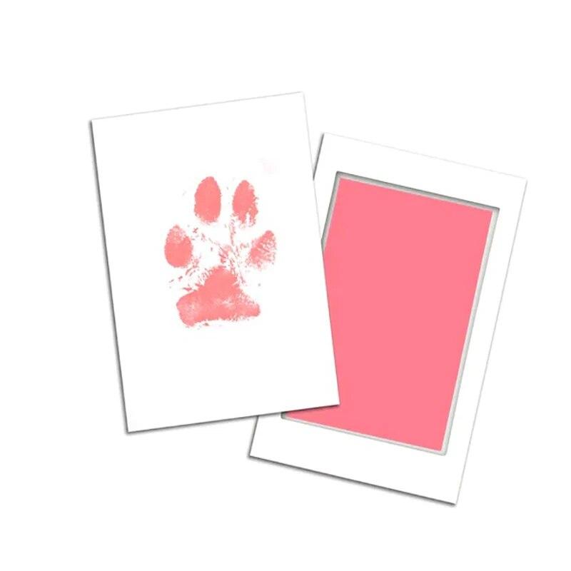 Pfotenabdruck-Tintenset für Haustiere, Hunde und Katzen, Hand- und Fußabdruck-Set für Babys, sicher, ungiftig, unkomplizierter DIY-Hand- und Fußabdruck, leicht zu reinigen, Haustier-Souvenir