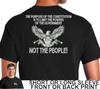 Purpose Of Constitution Is To Limit Powers Of Government Not People Mens T Shirt