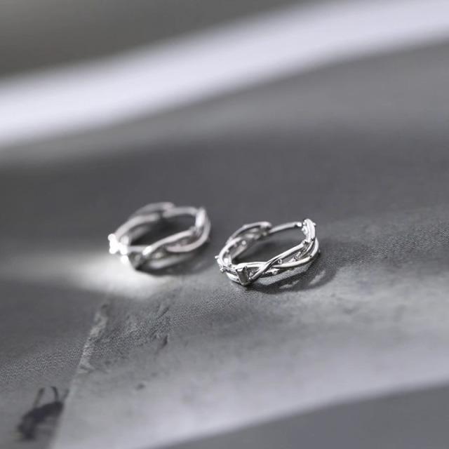 S925 Silver Needle Pearl Stud Earrings for Women