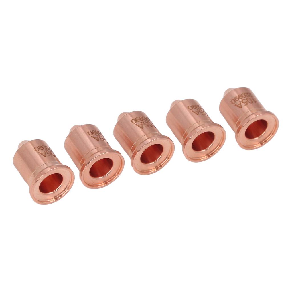 5 Pcs 220990 Nozzle Tip Brass Plasma Cutting Torch Nozzle Tips for PMX 65 85 105 125A Consumables