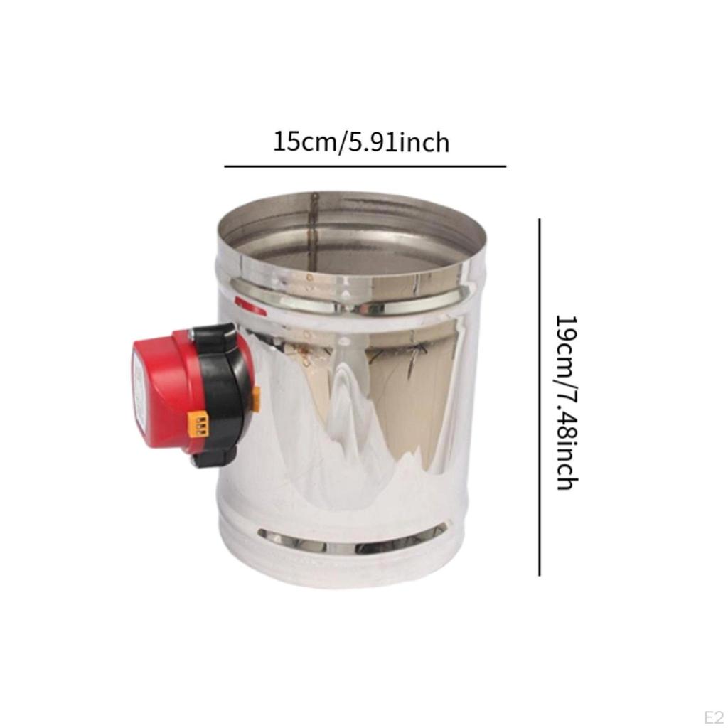 Elektrische Luftkanal-Drosselklappe aus Edelstahl 201, Motorisierte Volumenstromregelung, Abgleichsystem