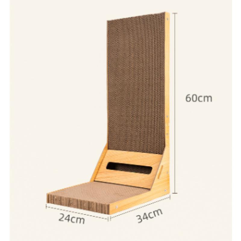 

Когтеточка для кошек Вертикальный износостойкий ремень Мяч Принадлежности для кошек Можно спать L-образная гофрированная бумага Не роняет крошки Игрушки для шлифовки когтей