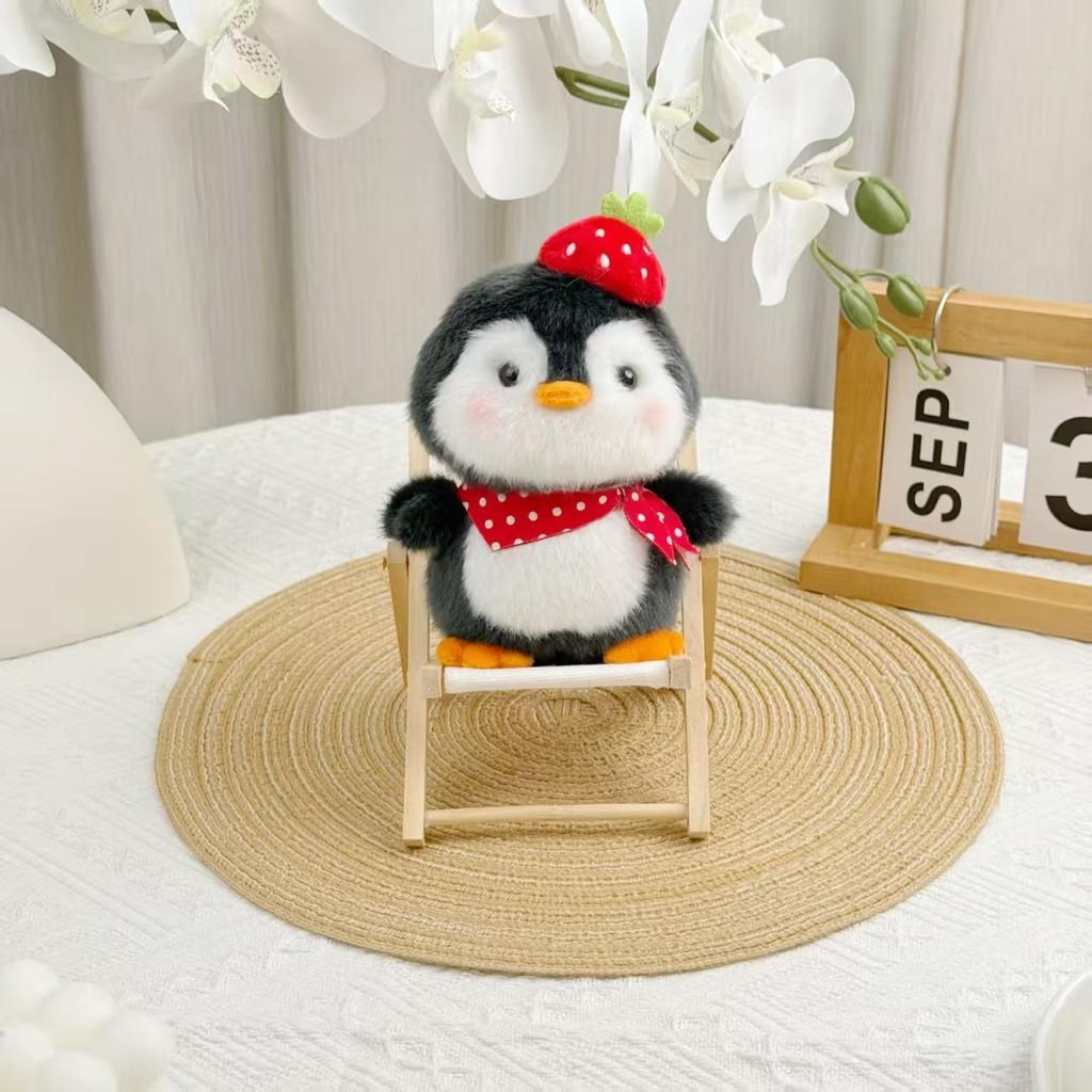 Penguin Plush Keychain With Soft Short Plush For Gifts And Bag Decor