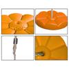 Swing plate Flower orange