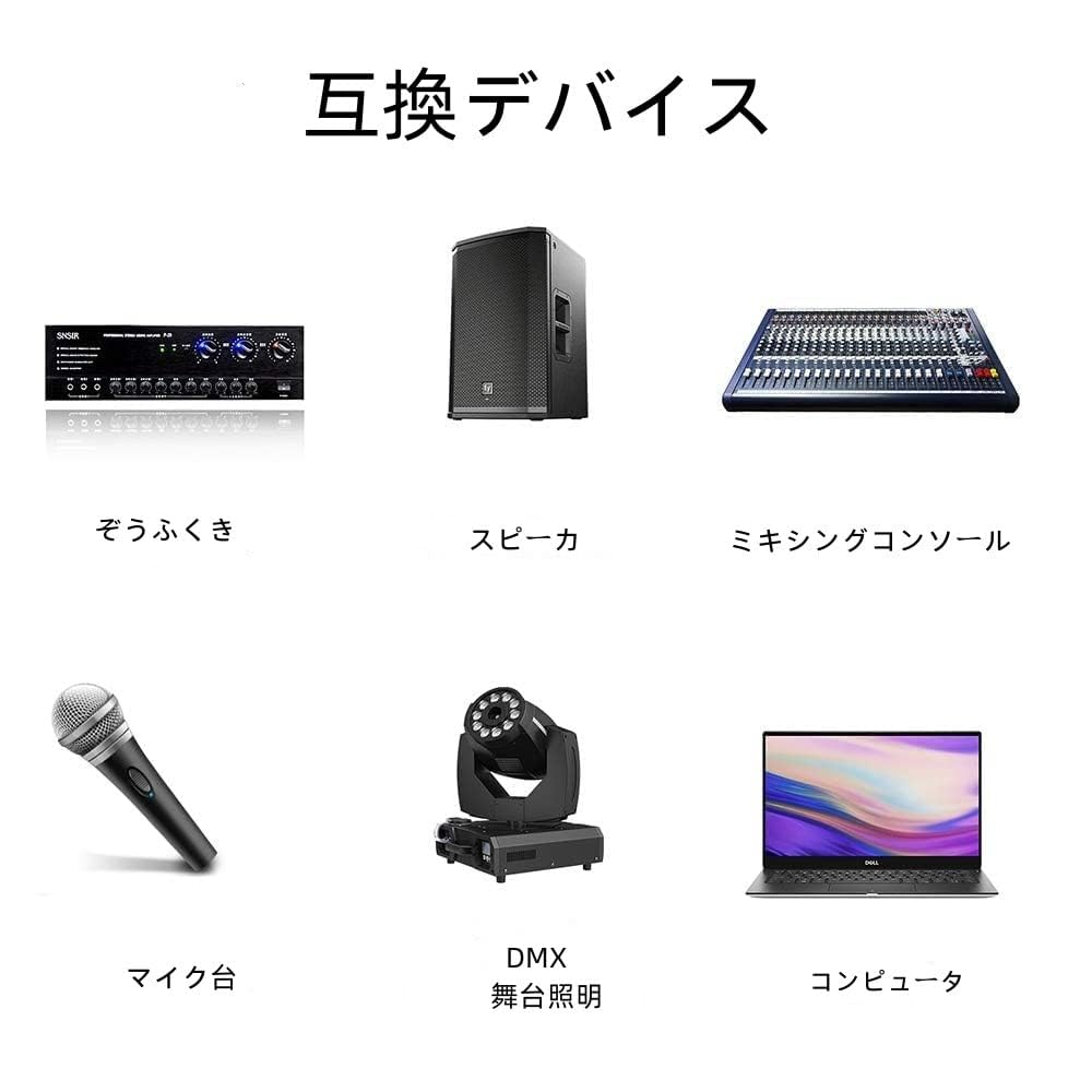 USB Microphone Cable, USB to XLR Female Microphone Recording Cable, Unbalanced Connection, Nylon Braided, Durable, Clear Sound Quality, Wide