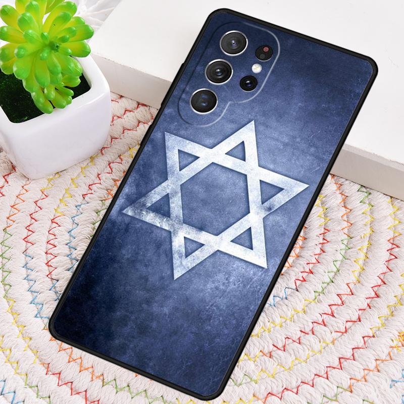 David Jewish Star Symbol Phone Case for Samsung Galaxy note 10 pro S26 Ultra S23 S24 FE S25 S21 S22 PLUS shockproof Cove