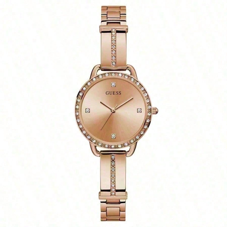 GUESS sieviešu kvarca pulkstenis GW0022L3 beige