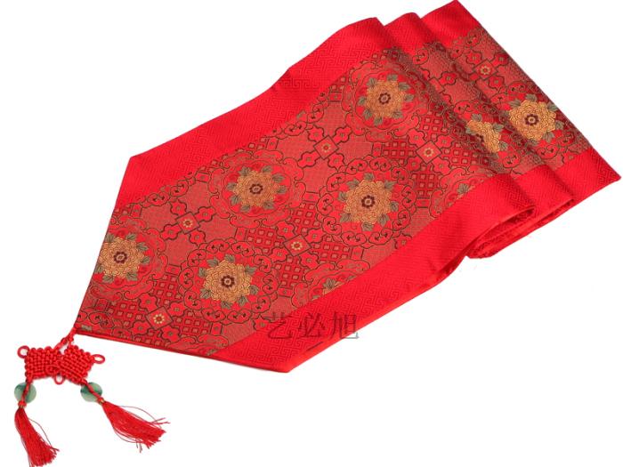 Chinese Style Rural Fashion Table Flag Modern Minimalist Brocade Dining Table Cloth Multi Color Tea Table Cloth Art Table Flag