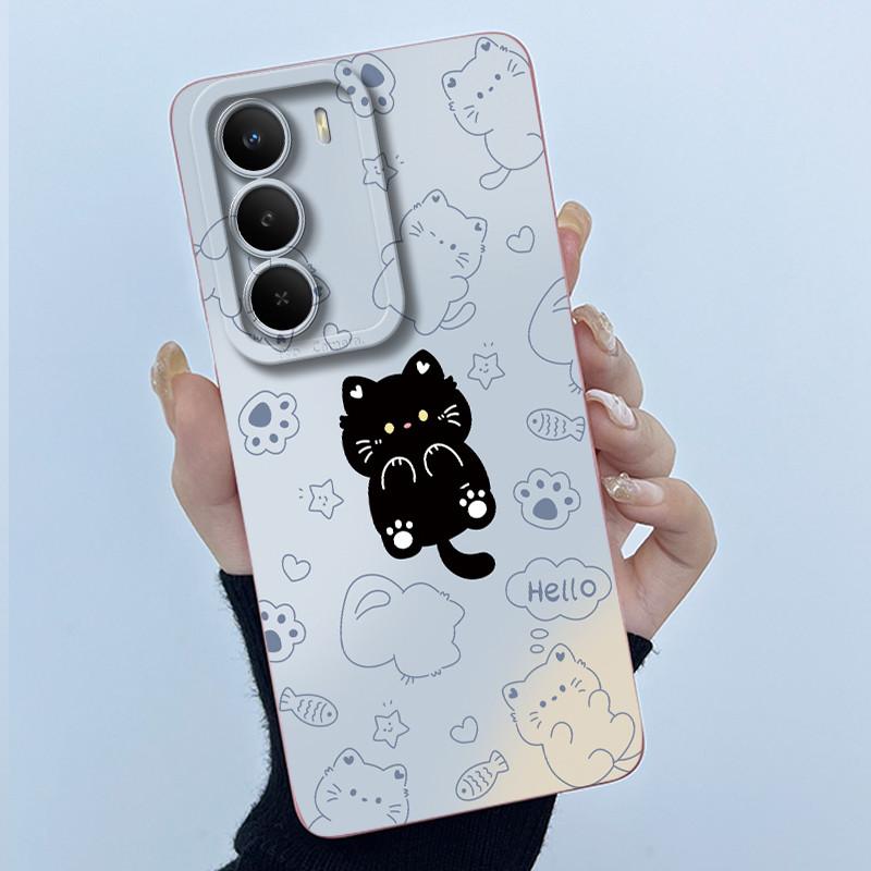 Case For Realme C71 4G Cute Panda Sweet Girls Cats Silicone Soft Back Cover For RealmeC71 4G Ultrathin Anti-Scratch Protective