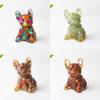 Hundefigur aus Kristallharz im modernen, minimalistischen Design – perfekt für die Dekoration von Zuhause oder Büro – Geschenkidee