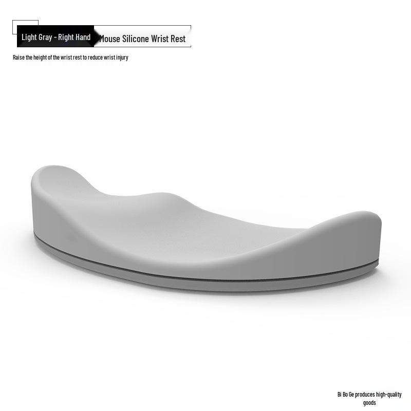 Silicone Wrist Rest: Creative, Movable Mouse Pad Support for Left or Right Hand Palm.