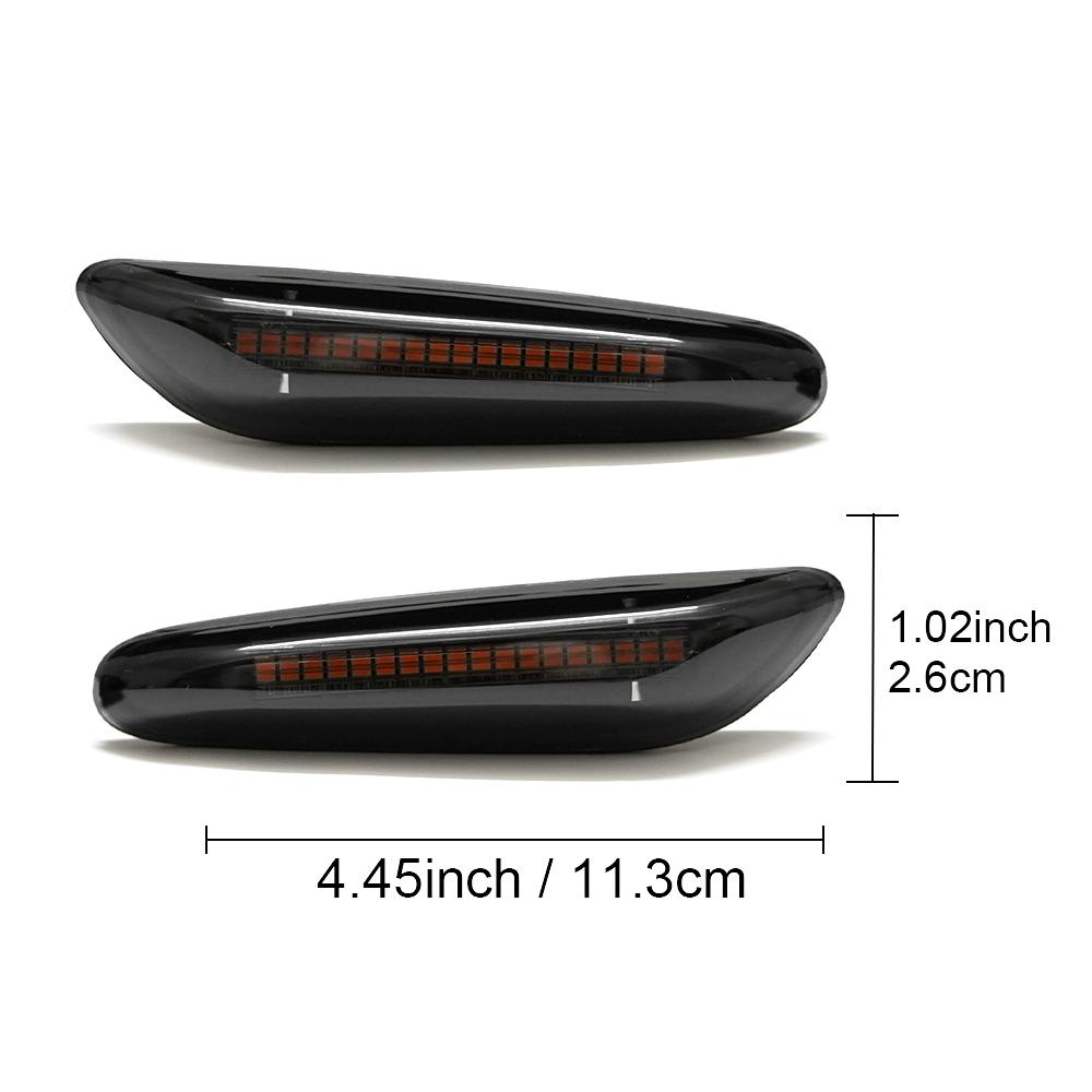 Dynamic Side Marker Turn Signal LED Light For BMW 1 3 5 Serie E46 E60 E61 E81 E82 E87 E88 E90 E91 E92 E93 X1 E84 X3 E83 X5
