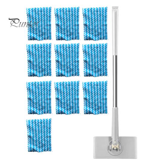 

Розумна лінива швабра зі зручним захопленням Суха волога чистка рушників Швидка заміна тканини Обертання на 360 градусів Мала швабра 110 cm білий