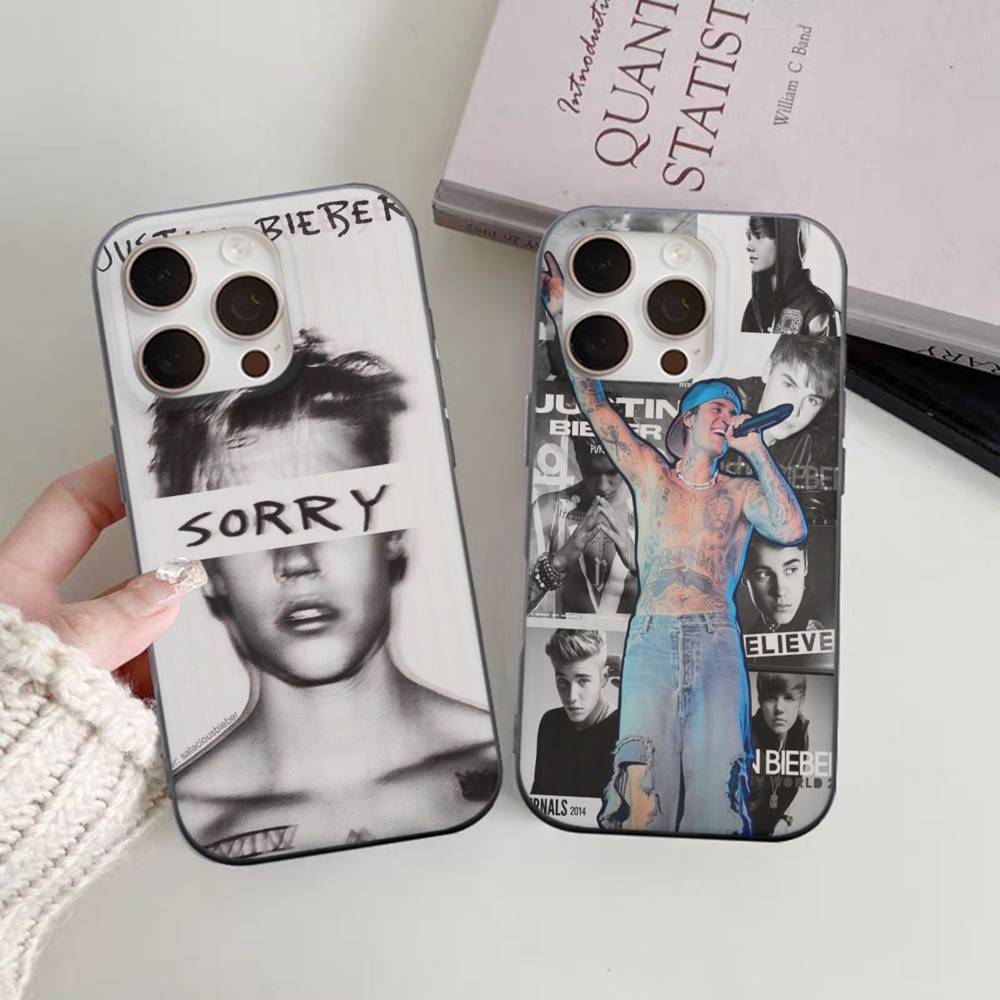 Sänger Justin B-Bieber Handyhülle Für IPhone 11 12 13 14 15 16 17 Pro Max PLUS Pro Wave Wellige Silikonhülle