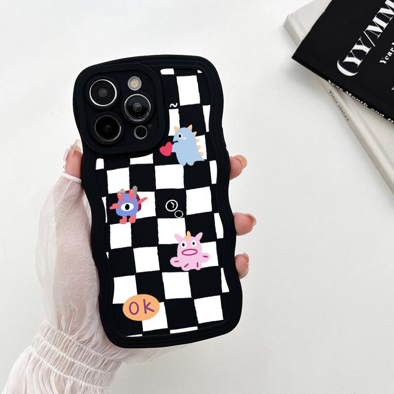 

Мягкий чехол в форме волны для Redmi Note 11 Pro Note 12 Samsung S23 Ultra Realme 11 C55 C53 IPhone Vivo Y35 Tecno Spark 10C, чехол из ТПУ Realme C33