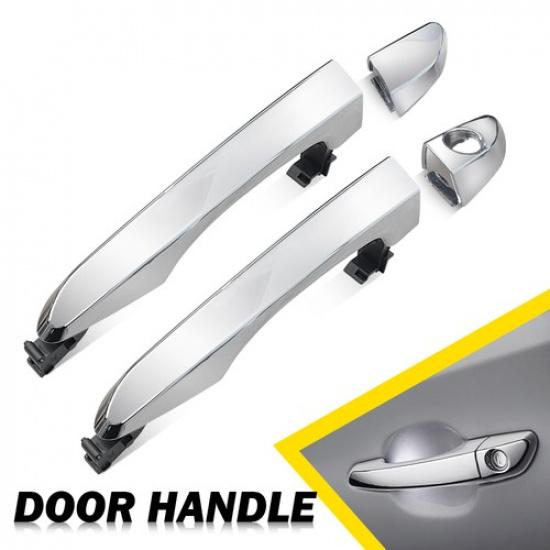 2PCS Front Rear Driver Side Exterior Door Handle For 2016- Hyundai Tucson EA
