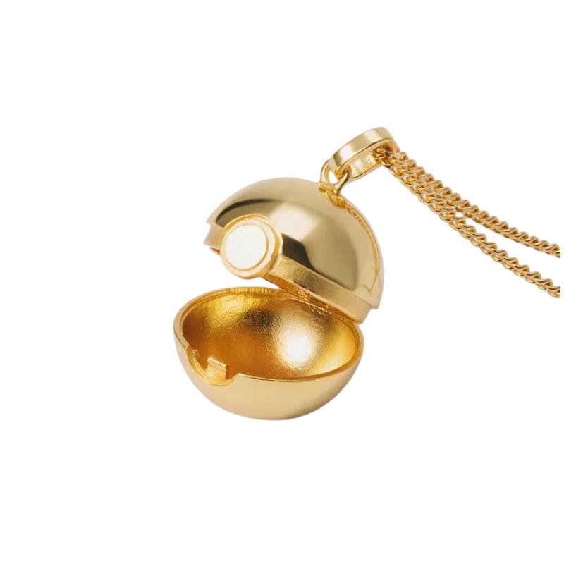Pokemon Necklace Pendant Jewelry Accessories Cartoon Anime Teenage Couple Fashion Atmosphere Trend High-end Decoration Gifts