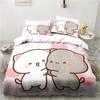 3d Printing Cartoon Bubu Dudu Bedding Set three-piece set Anime Adult Kid Bedroom Duvet cover Sets Home Textiles Birthday Gifts