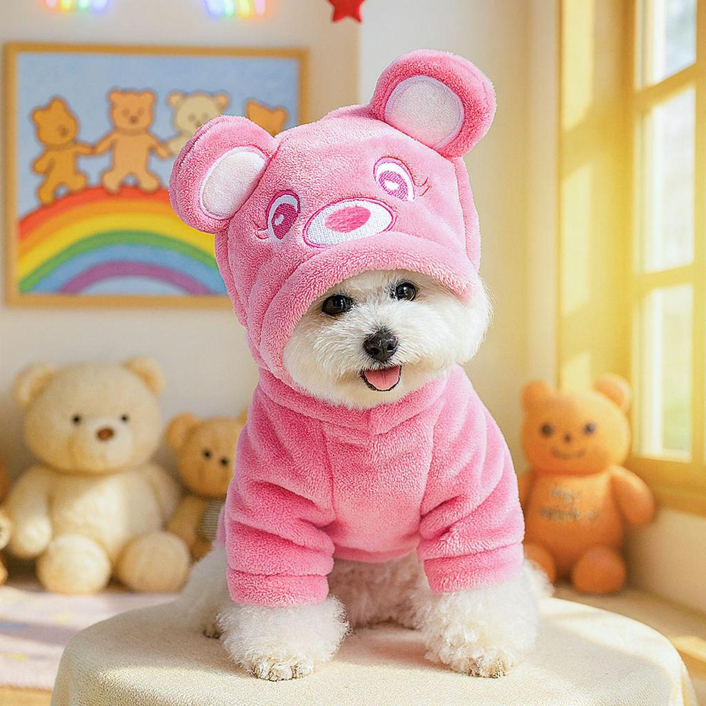 PETCIRCLE Podzimní/Zimní Teplé Oblečení pro Domácí Mazlíčky s Plus Sametem - Cosplay Kolekce pro Psy a Kočky