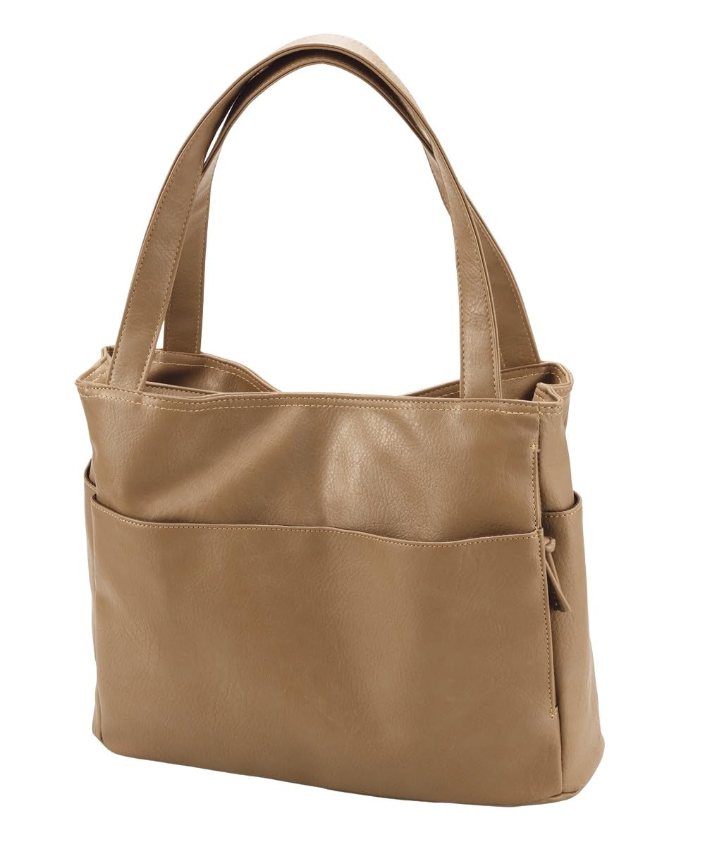 

Tote bag for 10 pockets for multiple storage free size [Nissen] women, (A4 compatible), beige,