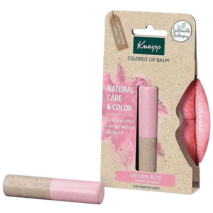 Kneipp Цветной бальзам для губ Натуральный Розовый?3,5 г