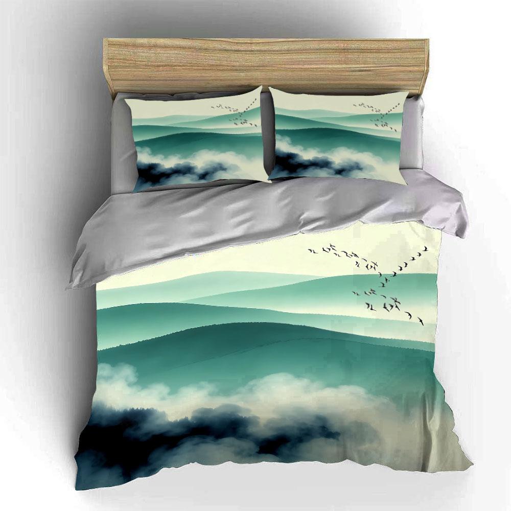 Elegant Nature Landscape Art 3Pc, Soft Comfortable Duvet Cover Bedding Set Included 1*Duvet Cover & 2*Pillowcases, Gift