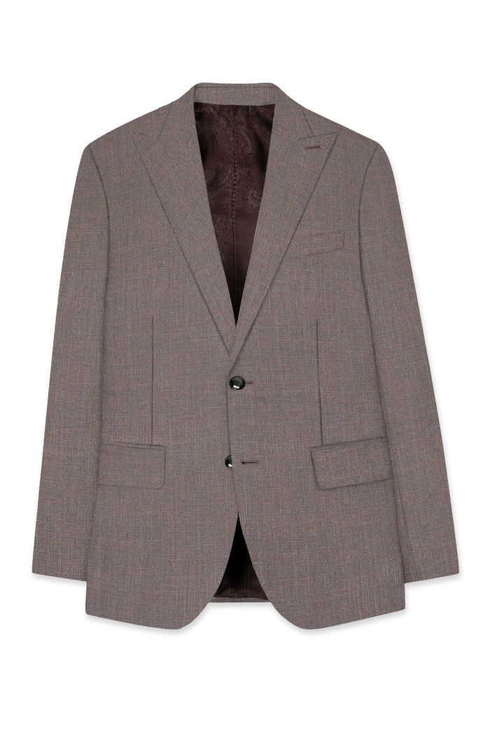 Премиальный хлопковый блейзер цвета Emperor Brown 44