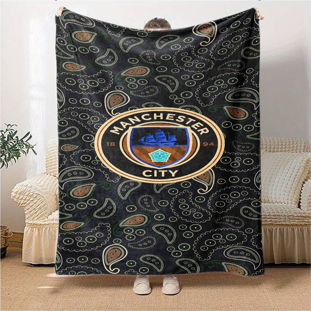De Bruyne Jersey Blankets Flannel Printed Breathable Warm Throw Blanket for Home Office Bedspreads 0708a18