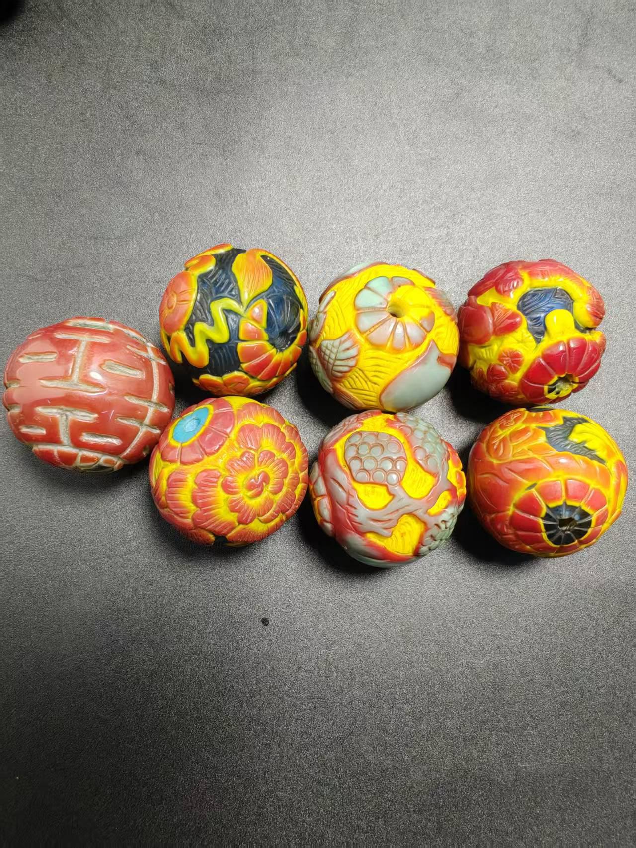 

Винтажный браслет-ожерелье из перегородчатой эмали и стекла со случайным узором из бусин