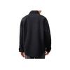 Anta Life Series Solid Color Logo Button-Up Collar Jacket Unisex Jackets Black 172248771-2