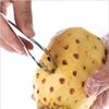 Stainless Steel Pineapple & Sugarcane Peeler: Fruit Eye Remover & Cutter Tool