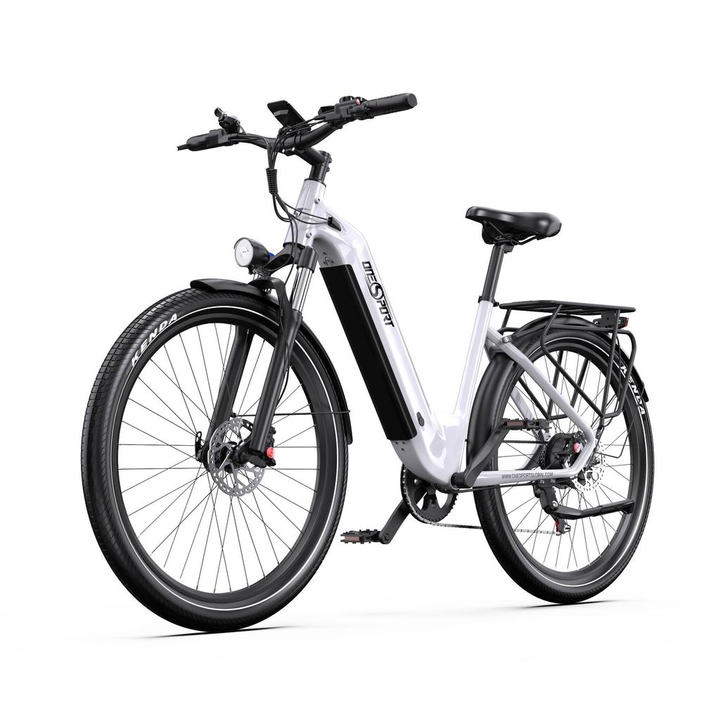 ONESPORT OT05 Electric Bike - 250W Motor, 120km Range, 27.5" Wheels, Shimano 7-Speed, Torque Sensor, IPX5 Waterproof"