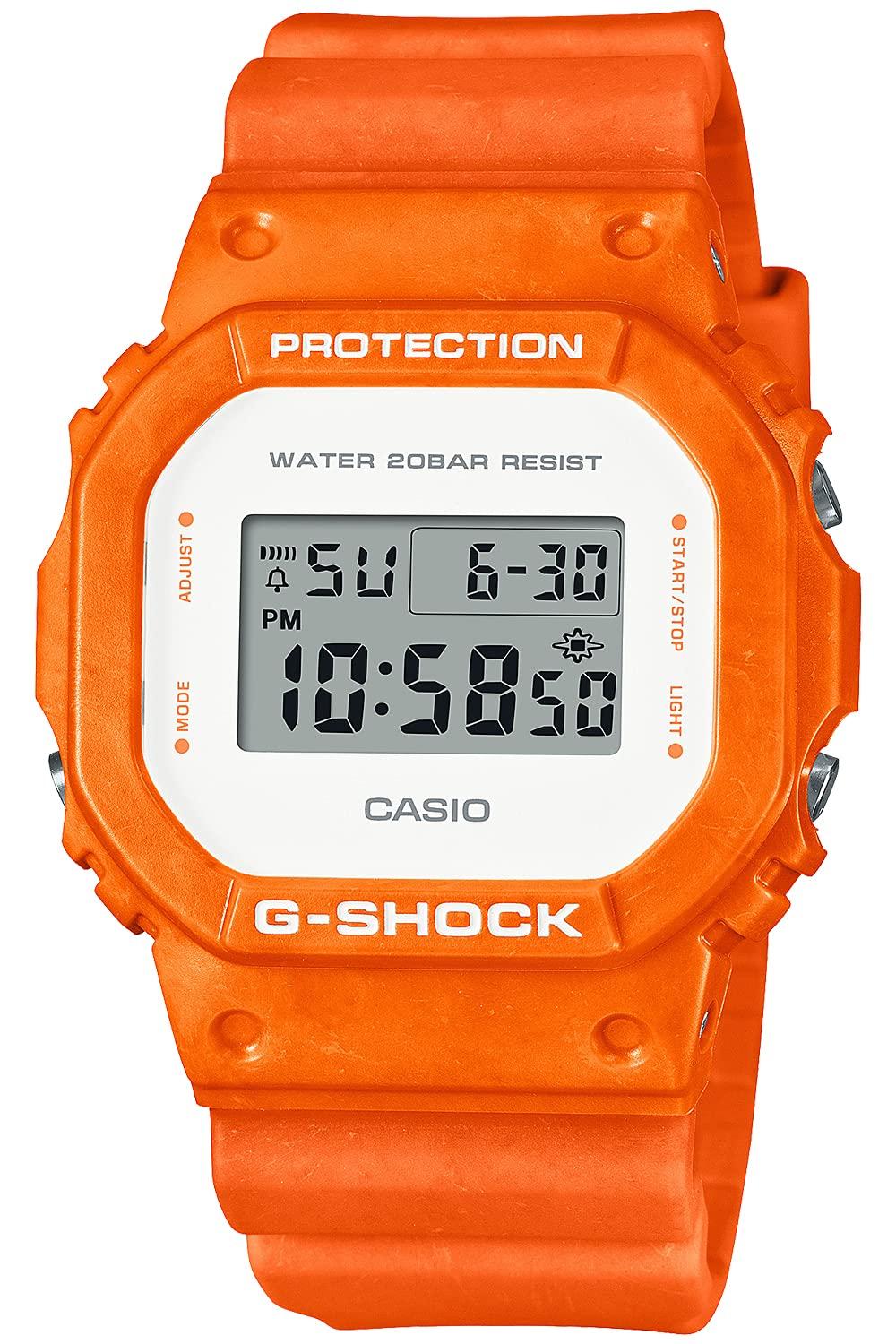 

Casio Оранжевые Часы G-Shock DW-5600WS-4JF Мужские