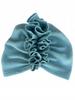 Turban Damski Wiosenny Luba Aquamarine Z Falbanką Lekki I Wygodny Z Bawełny