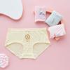 4Pcs Girls Modal Boxer Briefs Cute Cartoon Soft Breathable Kids Underwear M To 4XL