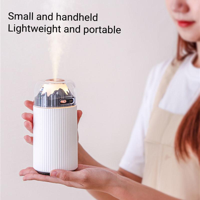 300ml Wireless Air Humidifier Mini Portable Mist Maker Usb Rechargeable Ultrasonic Cool Water Aroma Diffuser With Led Light