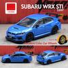1/64 Subaru STI WRX Super Racing Hračka Auto JKM JDM Miniaturní Model Odlévaný Kovová Slitina Vozidlo Volná Kola Kolekce Dárek