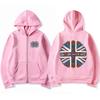 O-Oasis British Rock Band Vintage Graphics Hoodie Men Women's Autumn Winter Coat Zip Up Jacket Casual Streetwear