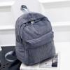 Pure Color Manšestrový batoh Móda Ženy Školní batoh Dámský Batoh Teenger Girl Školní Tašky Žena Mochila Bagpack Pack