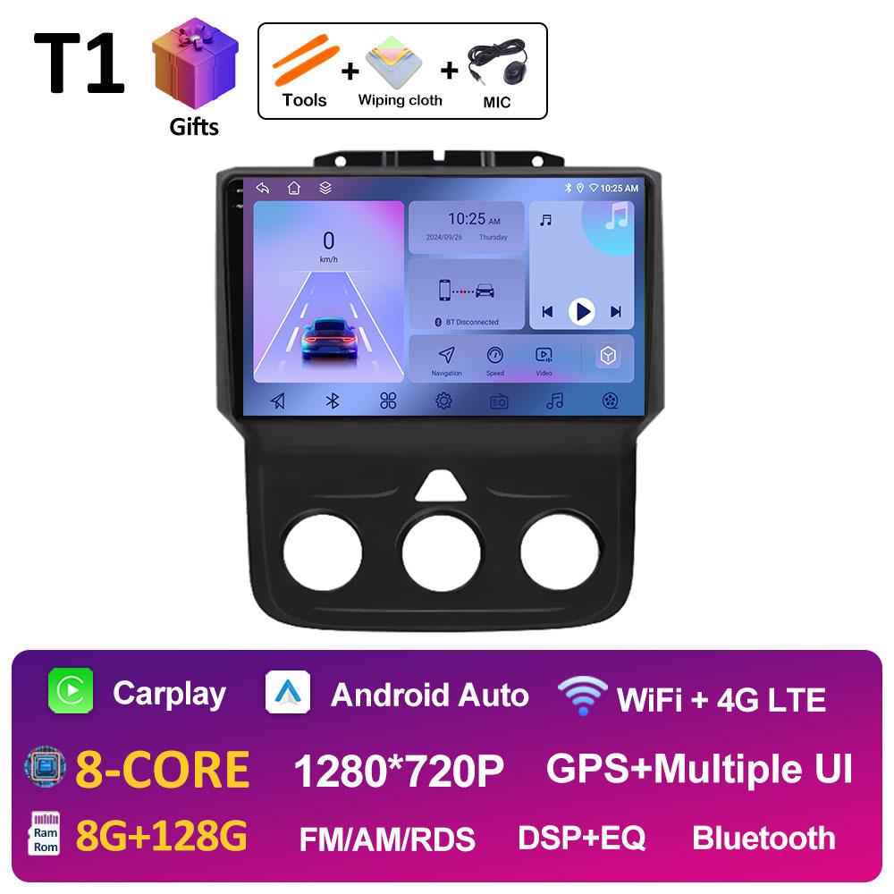 GPS Android Smart System For Dodge Ram 1500 2500 3500 2013 2014 2015 2016 2017 2018 DSP Stereo Car Multimedia Video Player WIFI